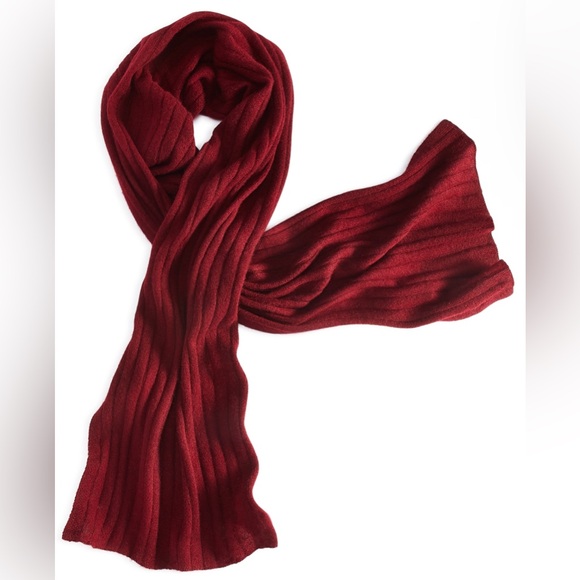 Charter Club Ribbed Cashmere Muffler Scarf